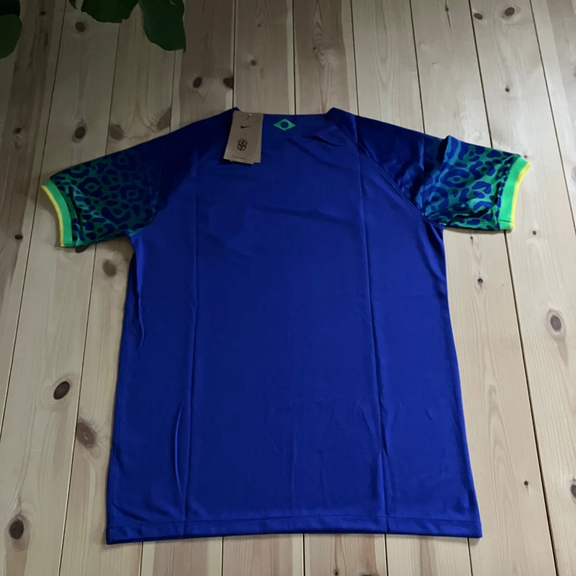 Blå Brasilien fotbollströja Nike M - 1