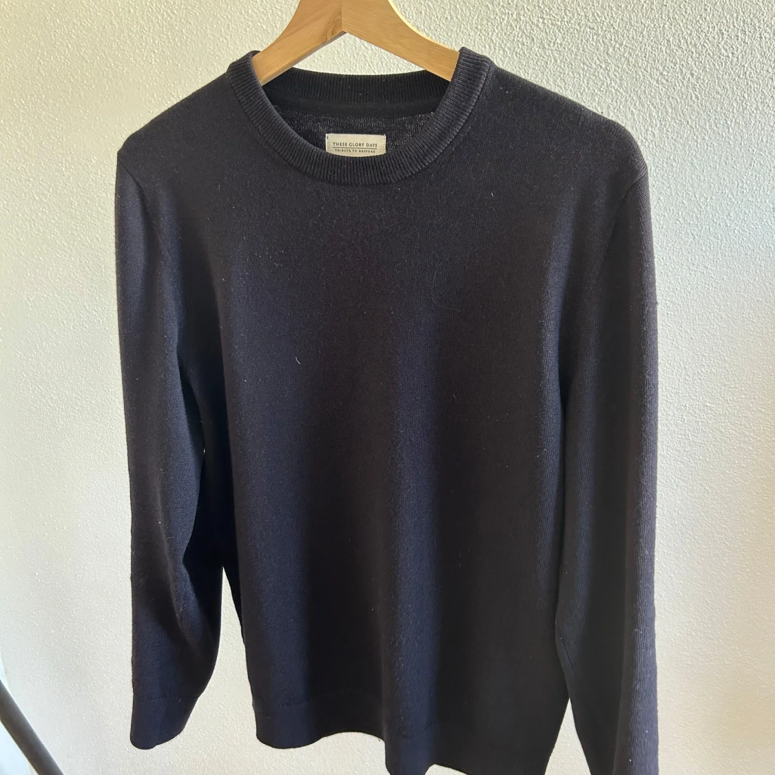 Blå merinoullströja These Glory Days