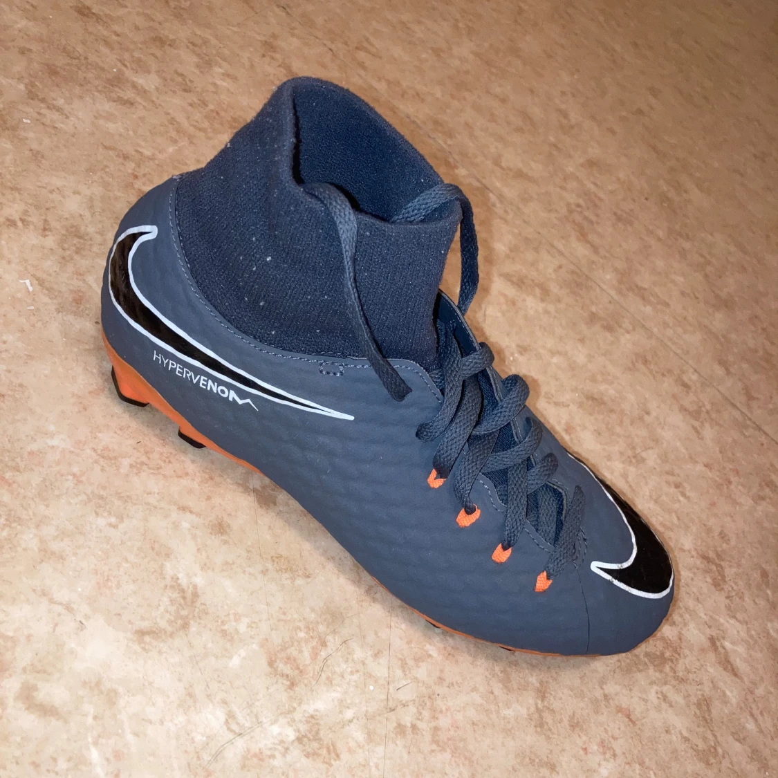 Nike Hypervenom grå/orange fotbollsskor - 2