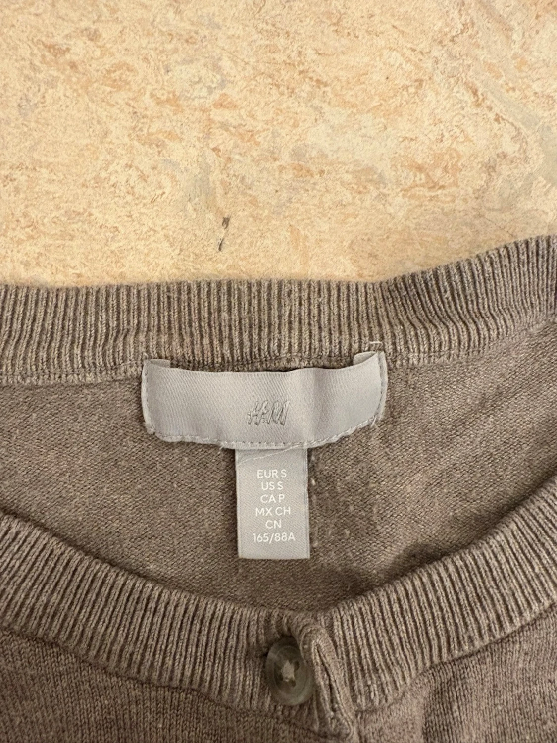 Beige kofta från H&M, storlek S - 2