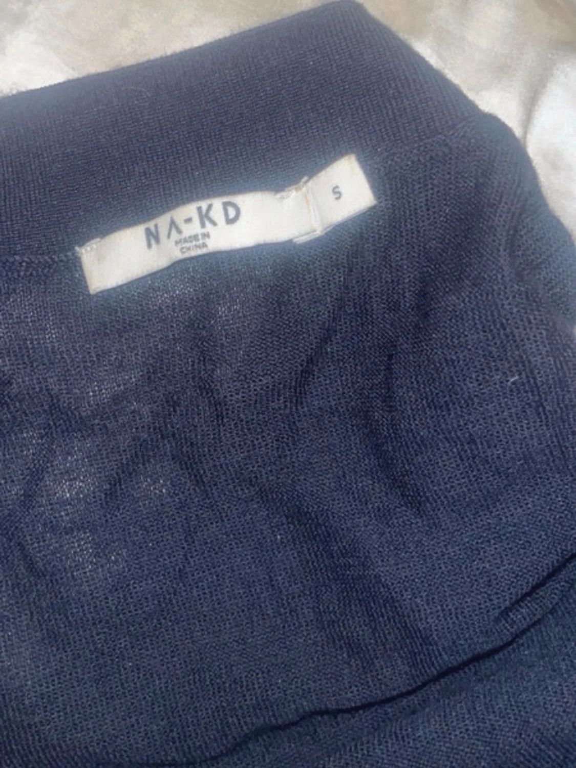 Mörkblåa  stickade tröja från NA-KD - 1