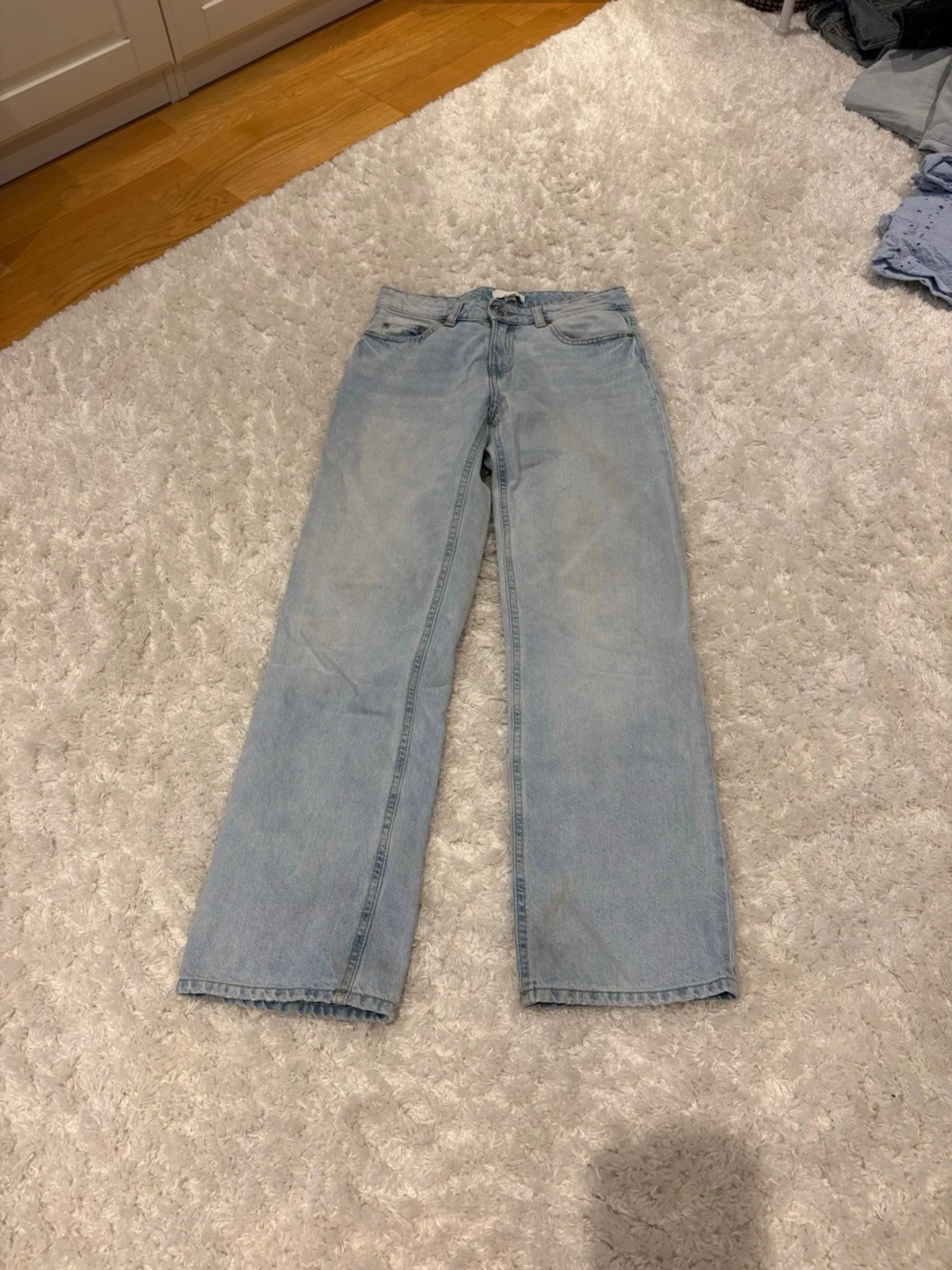 Ljusblå baggy jeans  - 3