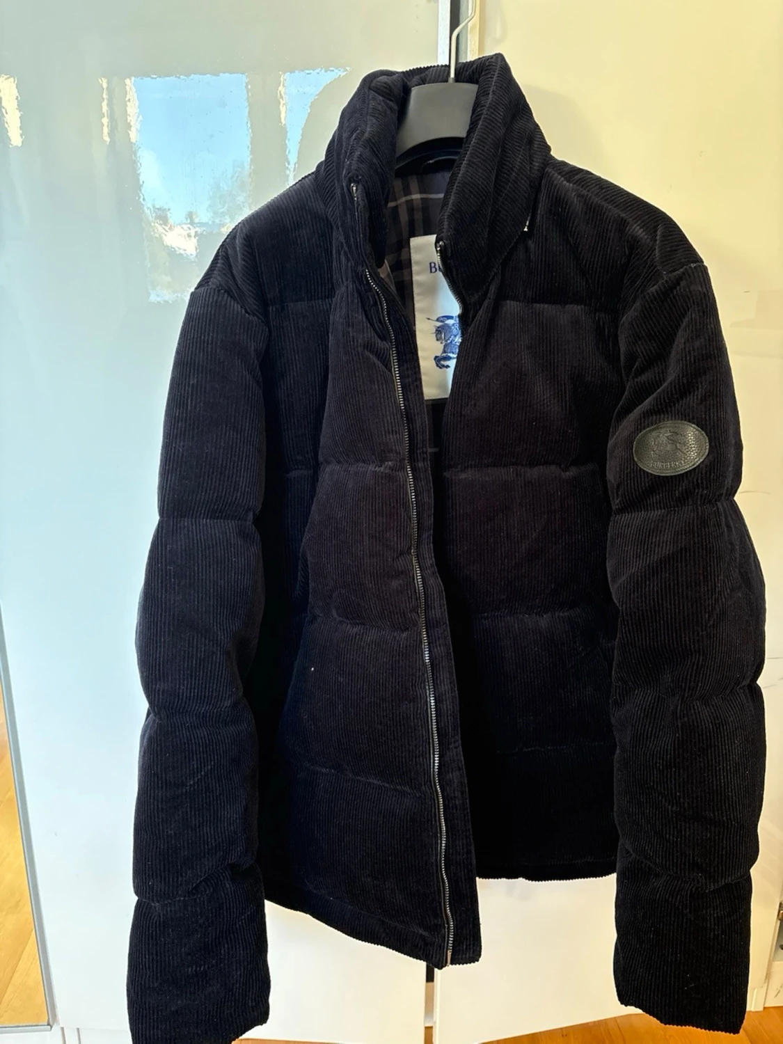 Svart manchester pufferjacka L - 5