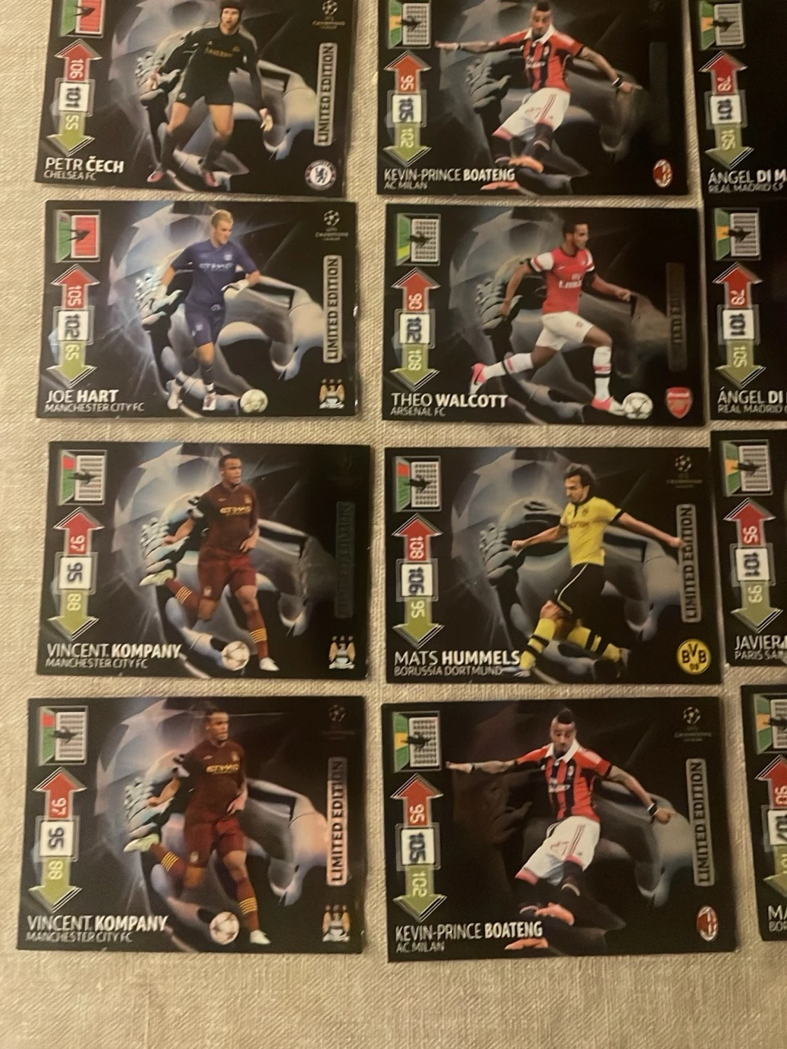 Panini champions league limited edition kort - 2