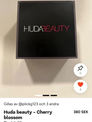 Huda Beauty Cherry Blossom puder - Återpublicering för fri frakt!