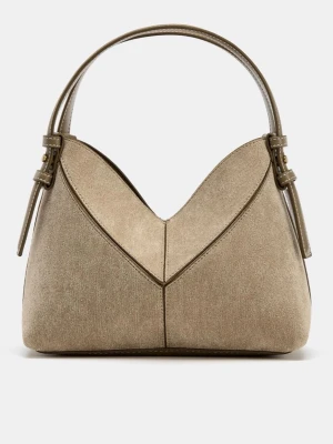 Beige väska från Zara  - Aldrig använd , finns band till!