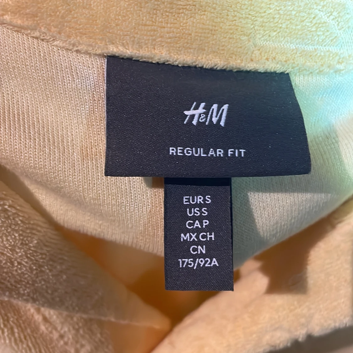 Gul froté-tröja från H&M - 3