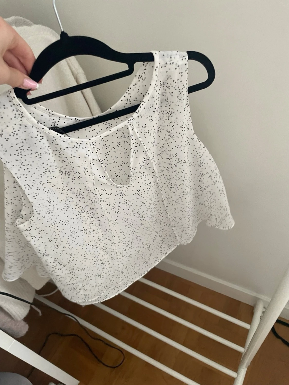 Zara basic prickig top - 4