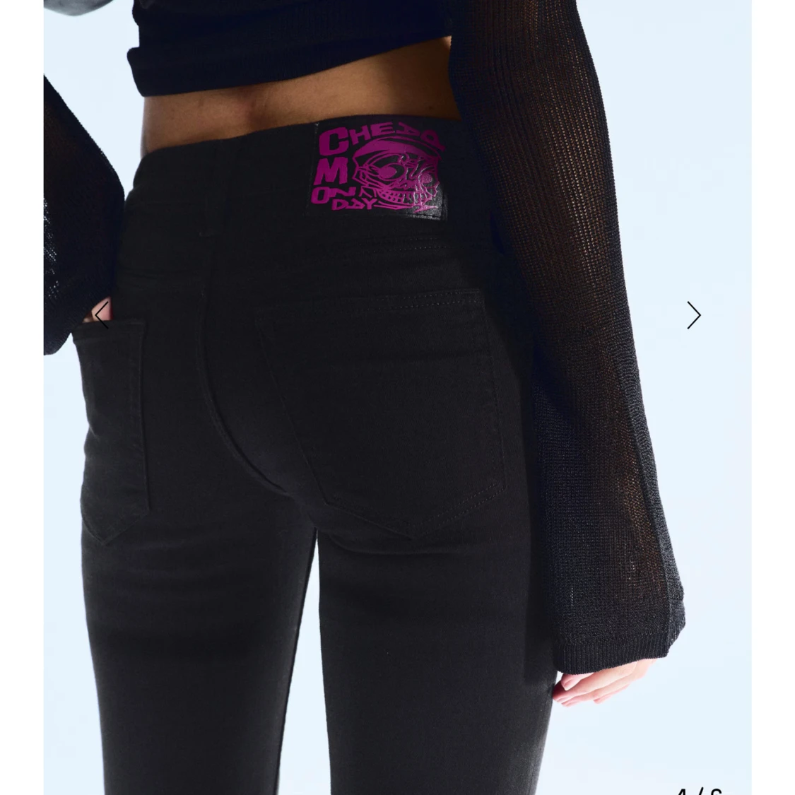 Svarta bootcut jeans Cheap Monday - 1