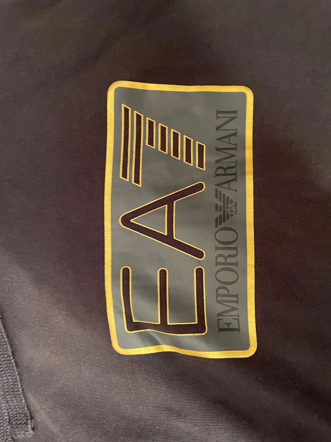 Svart hoodie från Emporio Armani EA7 - 1