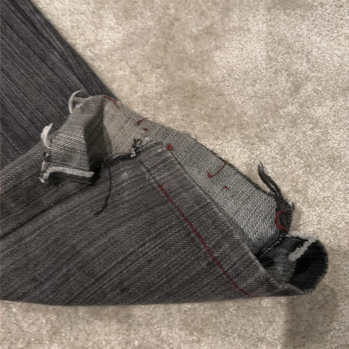 Rawblue jeans med gul print, 32/32 !!BUD!! - 4