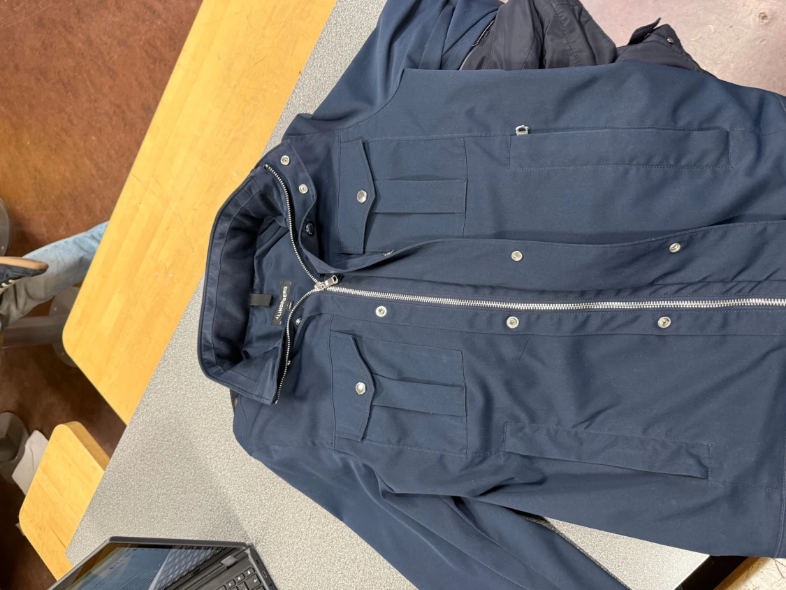 Marinblå field jacka från J.Lindberg