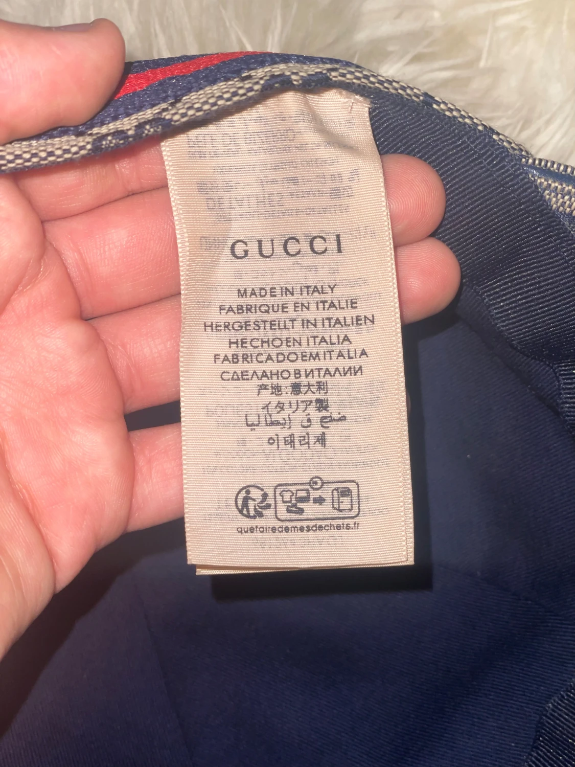 Navy blå gg keps  - 3