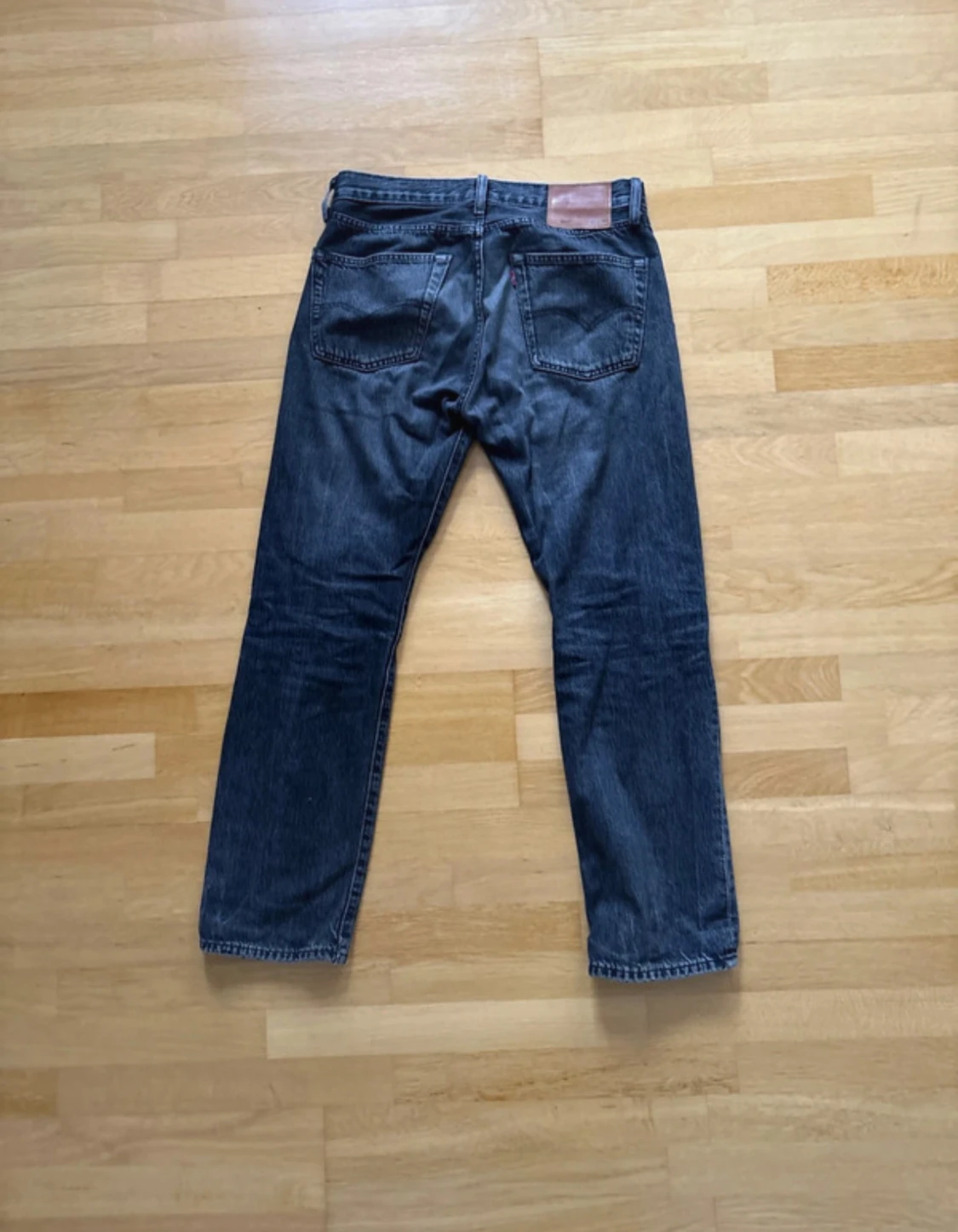 Levi's 501 mörkblå jeans straight fit - 2
