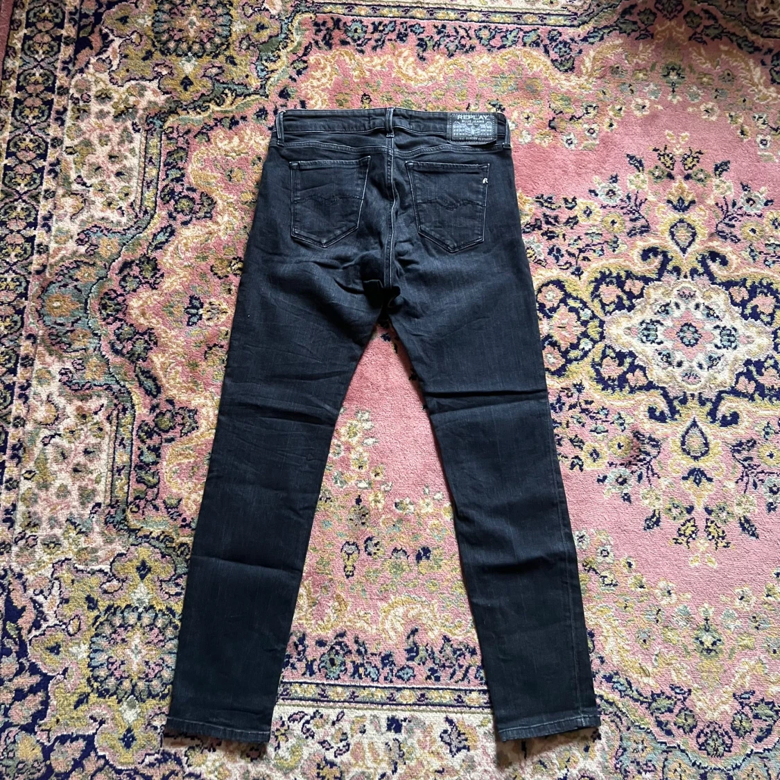 Svarta Replay Anbass jeans slim fit 32/30 - 3