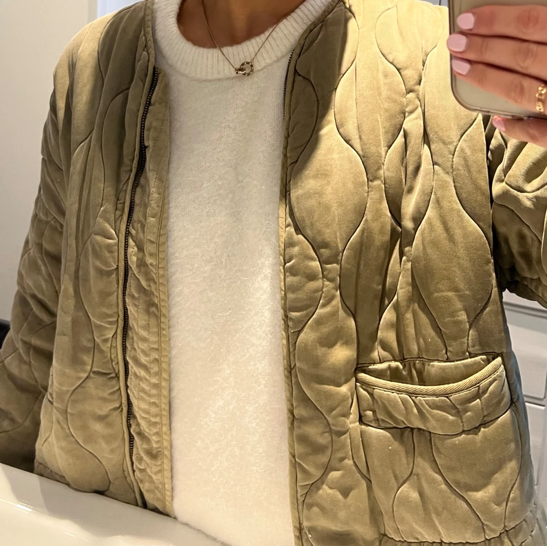 Grön Zara jacka - 1