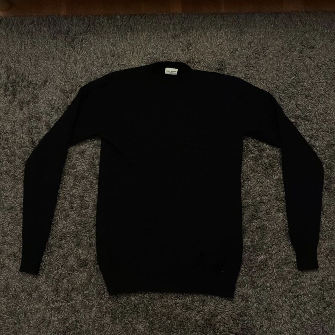 Svart stickad tröja John Henric S