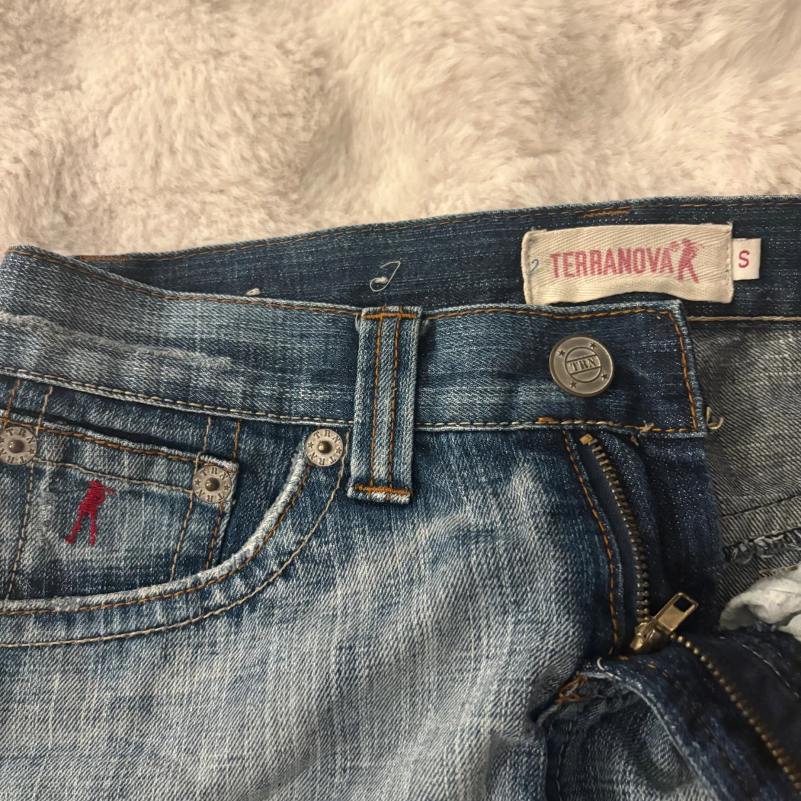 Blå jeanskjol från Terranova - 2
