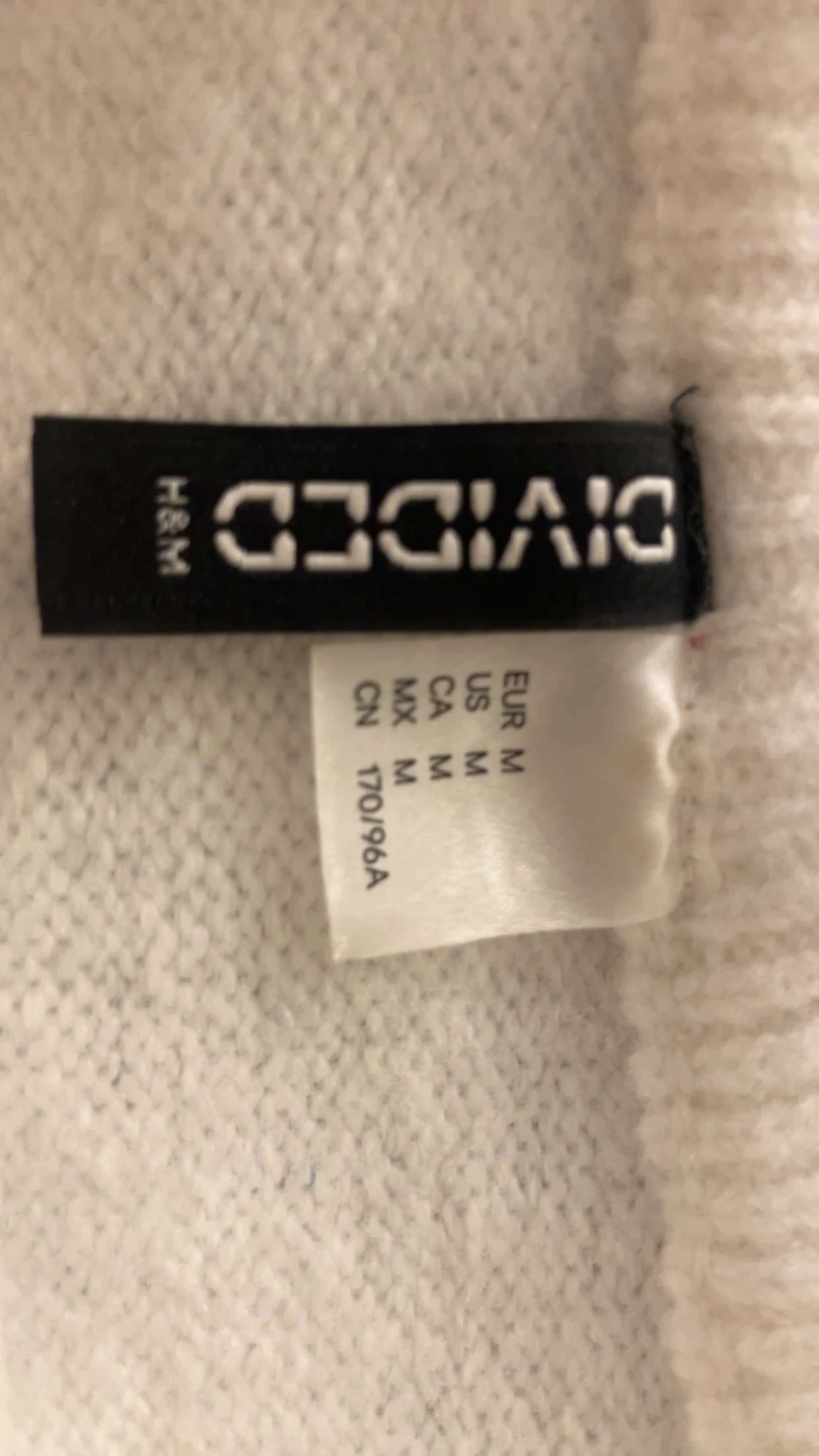 Vit stickad tröja med rosettdetalj H&M - 3