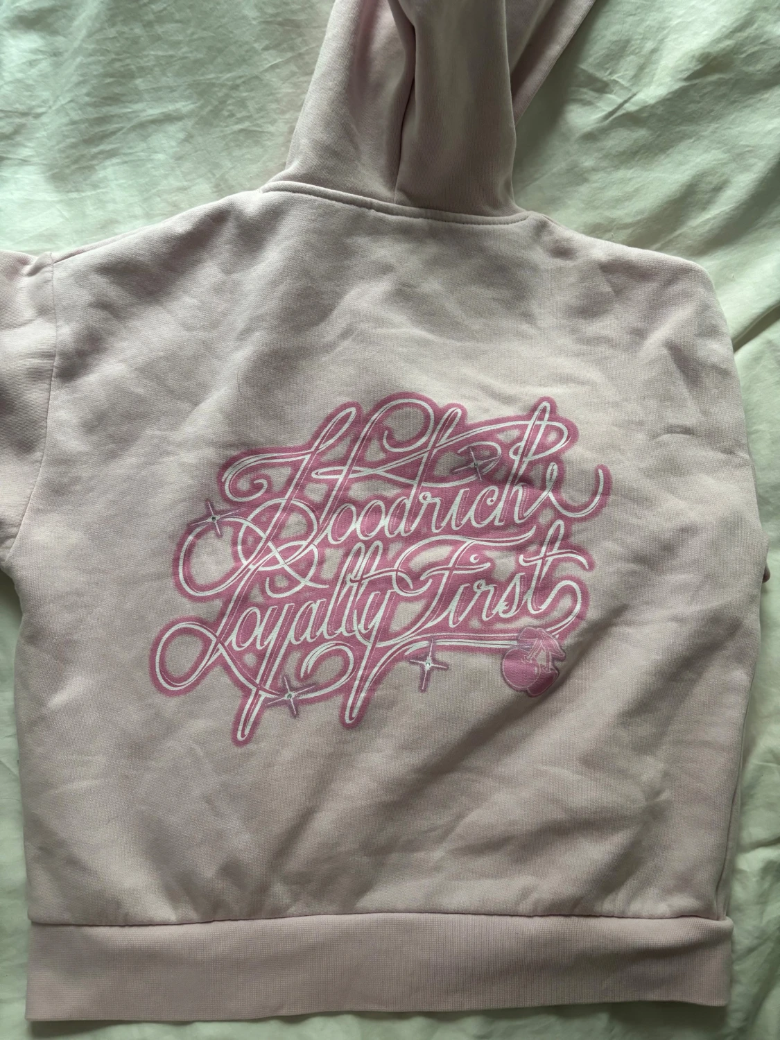 Ljusrosa hoodie från Hoodrich XS - 2