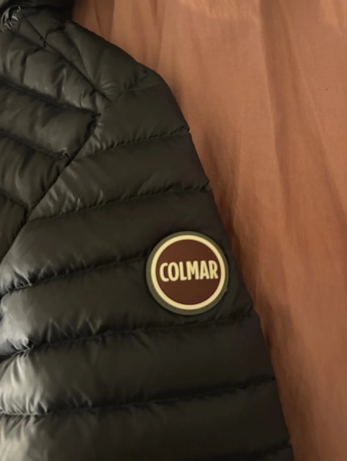 Mörkblå Colmar dunjacka med huva - 3