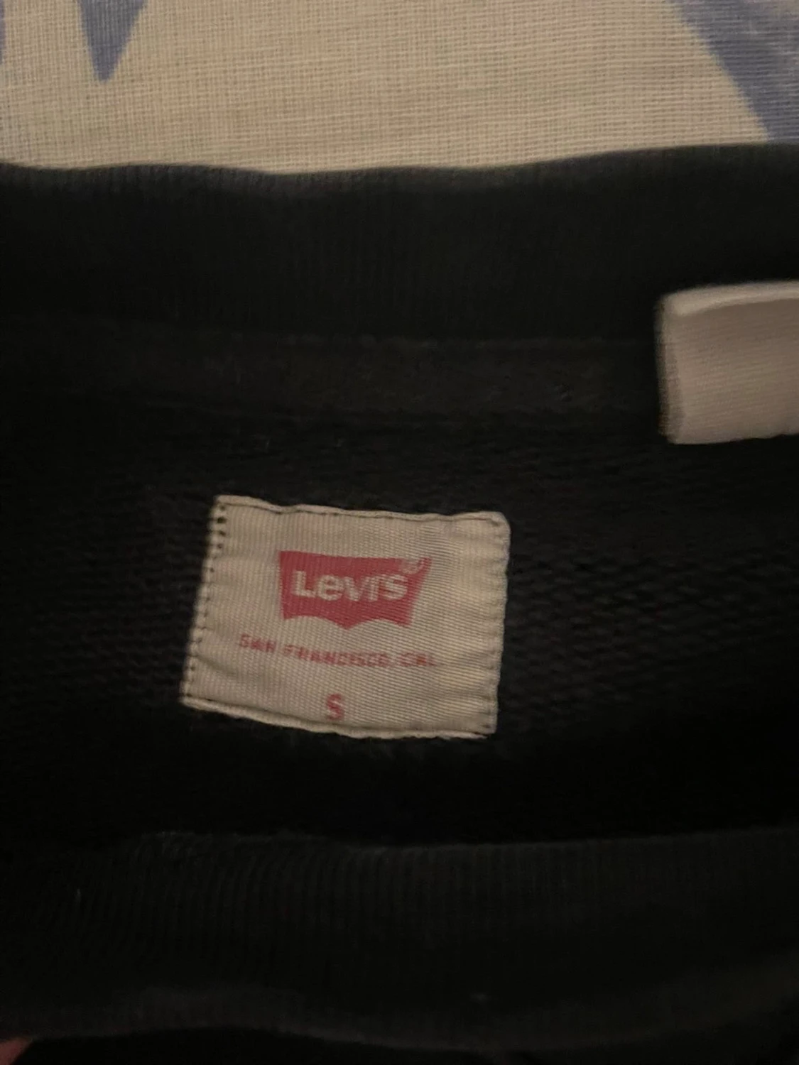 Svart sweatshirt från Levi's i bomull - 1
