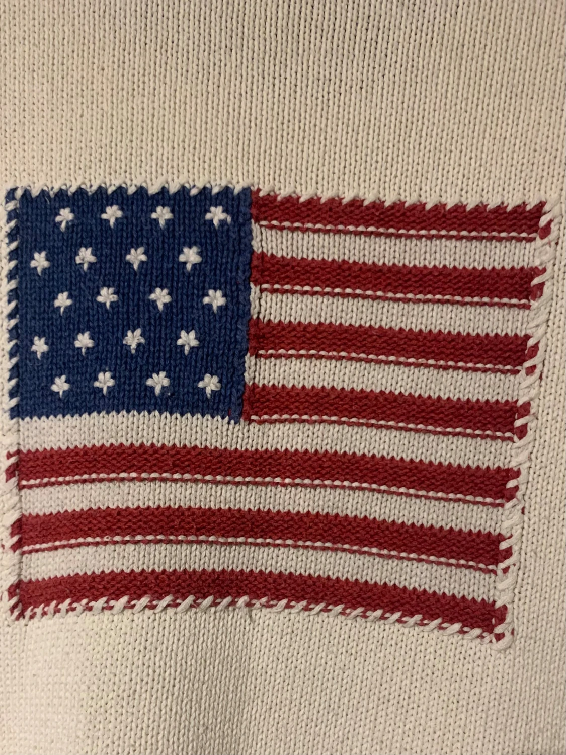 Vit stickad tröja från GANT - 2