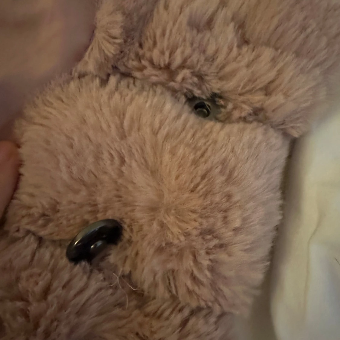 Rosa fluffig pälsjacka - 4