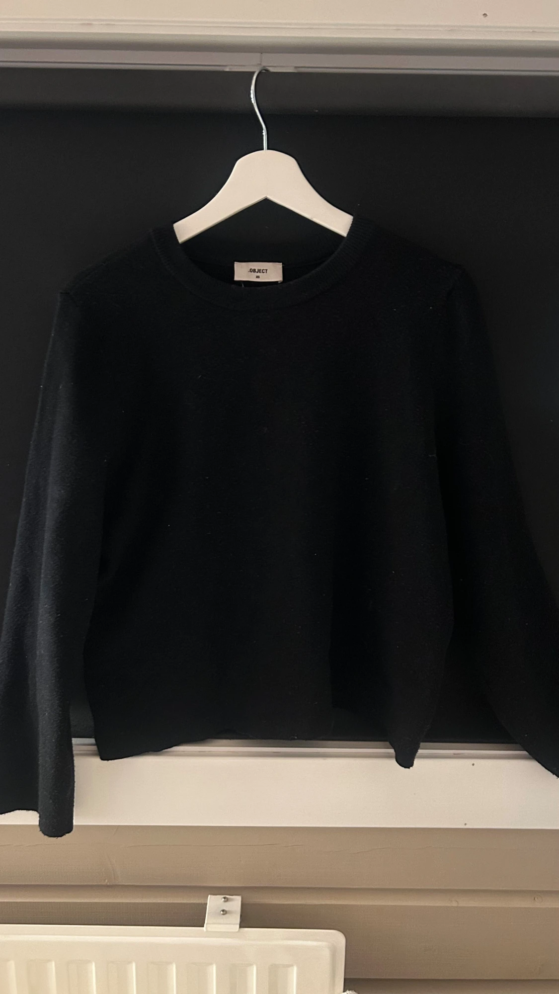 Svart stickad tröja från Object - 1