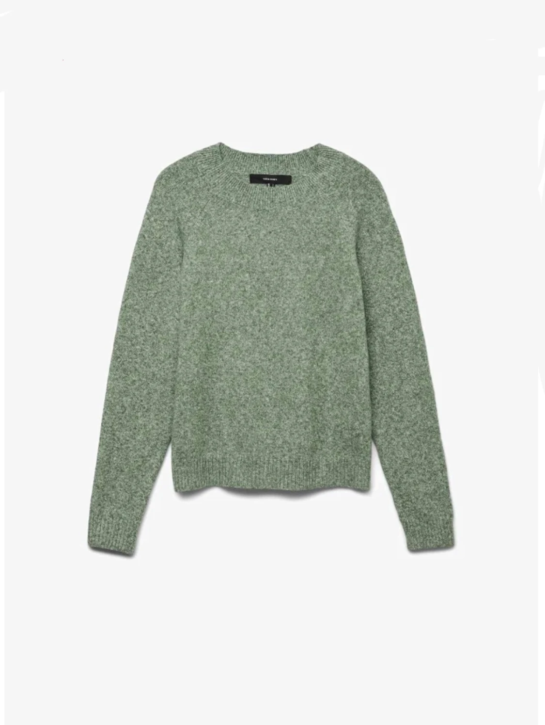 Grön stickad tröja från Vero Moda XS