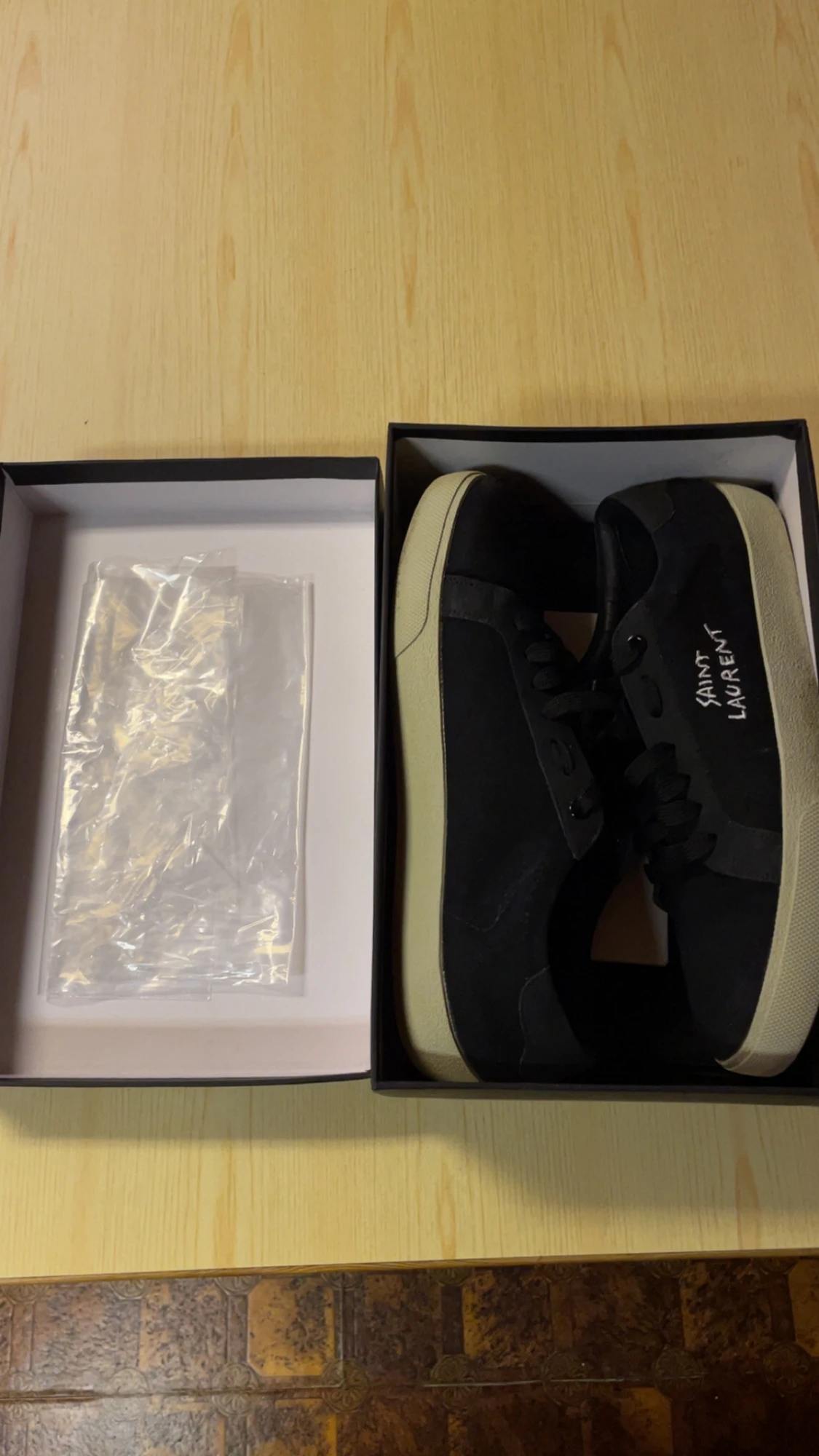 Svarta Saint Laurent sneakers - 4