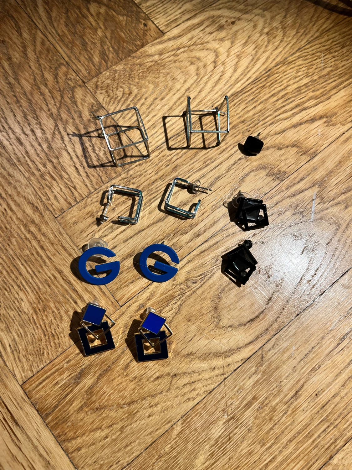 Mix av geometriska örhängen - 2