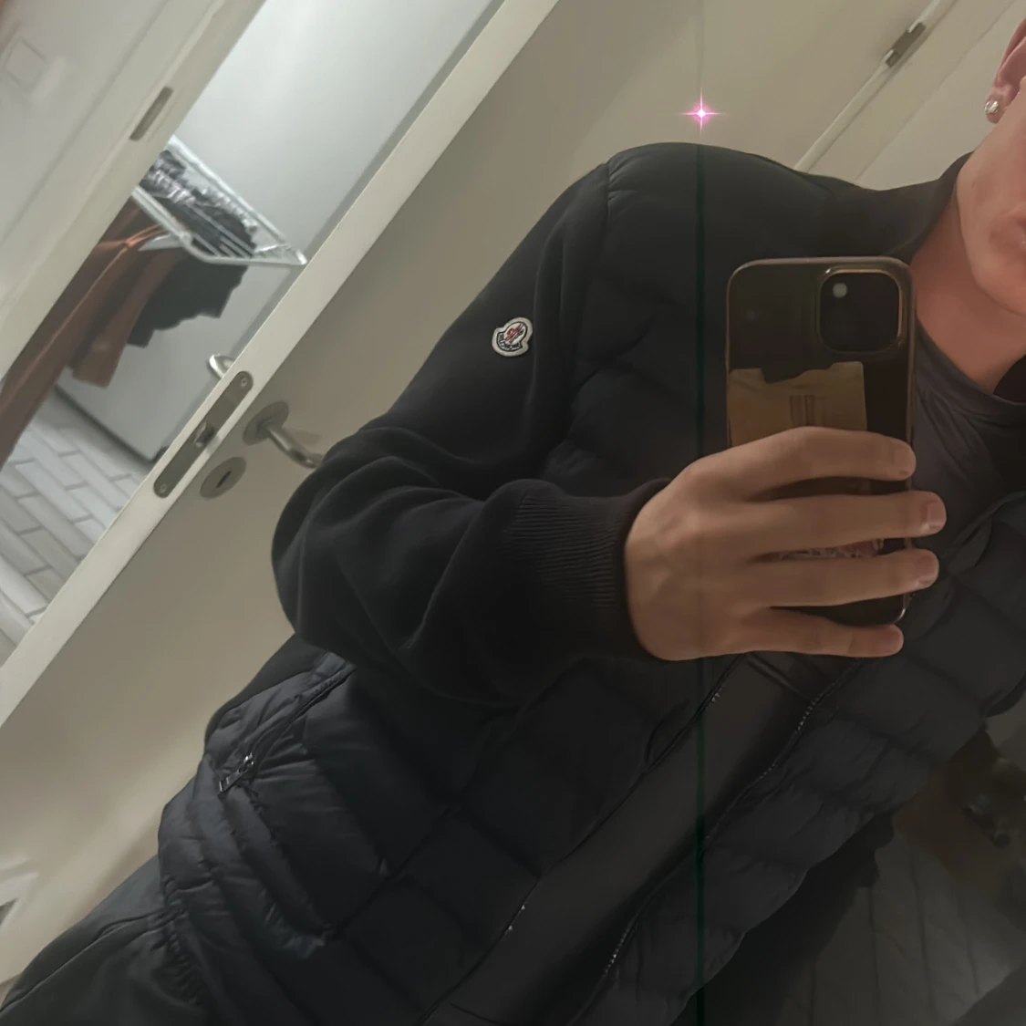 Mörkblå cardigan från Moncler - 1