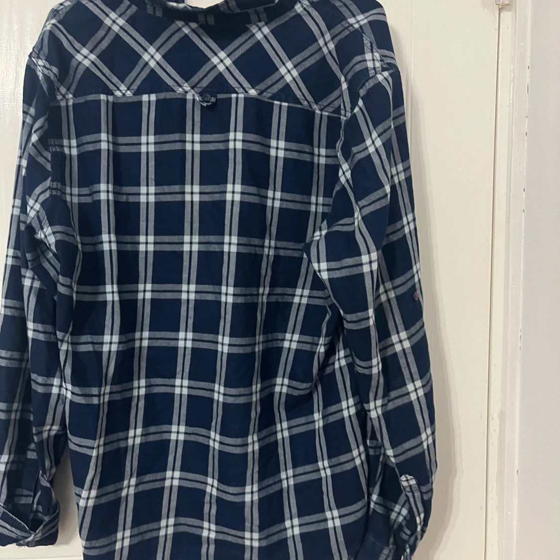 Blårutig henley skjorta från Max  - 1