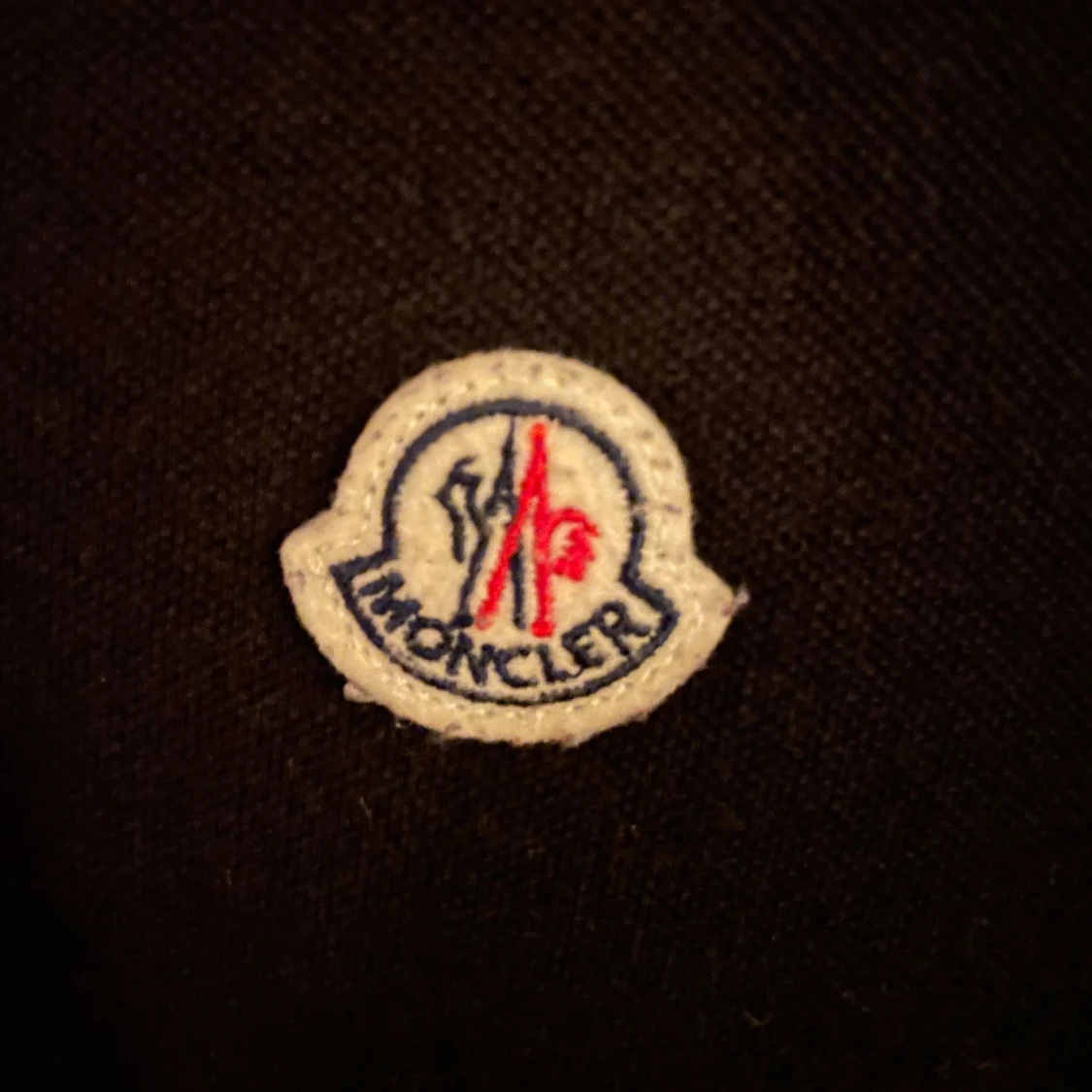 Svart långärmad pikétröja Moncler - 3