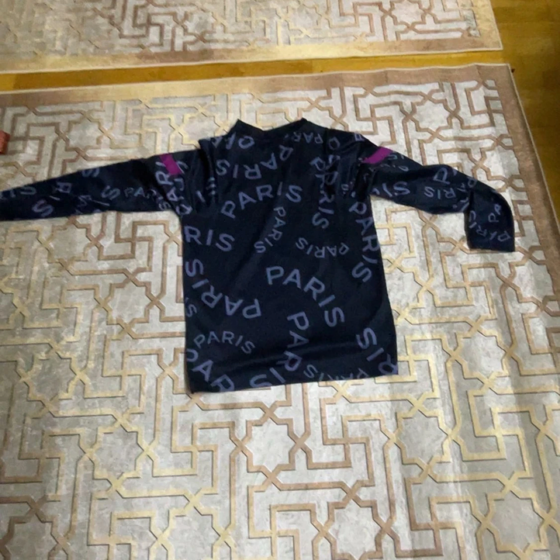 PSG långärmad fotbollströja svart/guld - 1