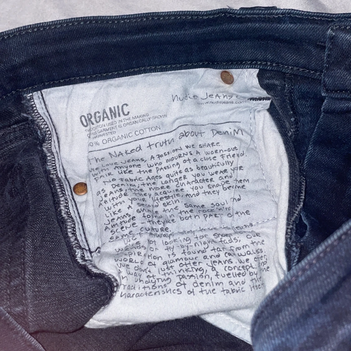 Mörkblå jeans från Nudie Jeans Co - 3