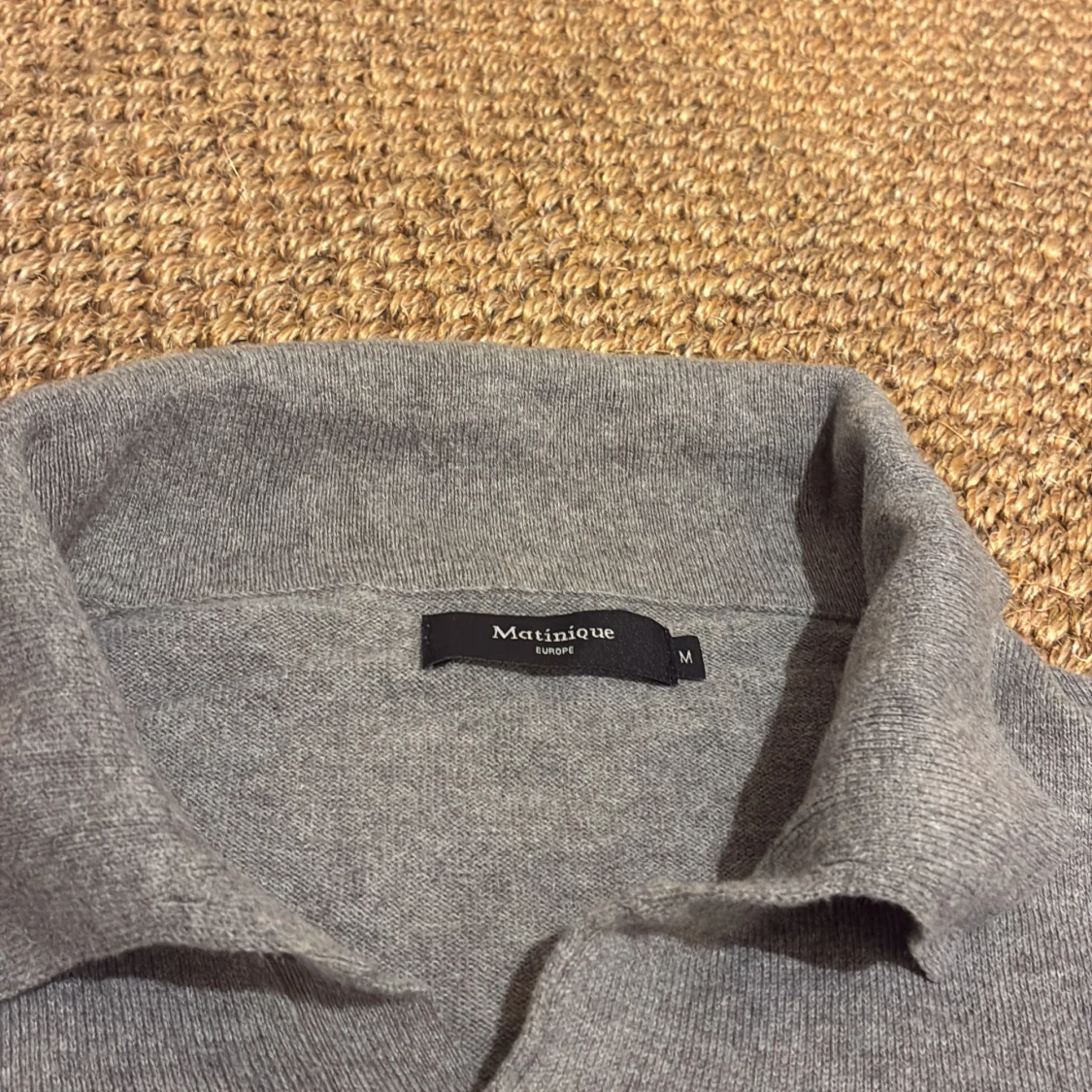 Grå pikétröja från Matinique - 1