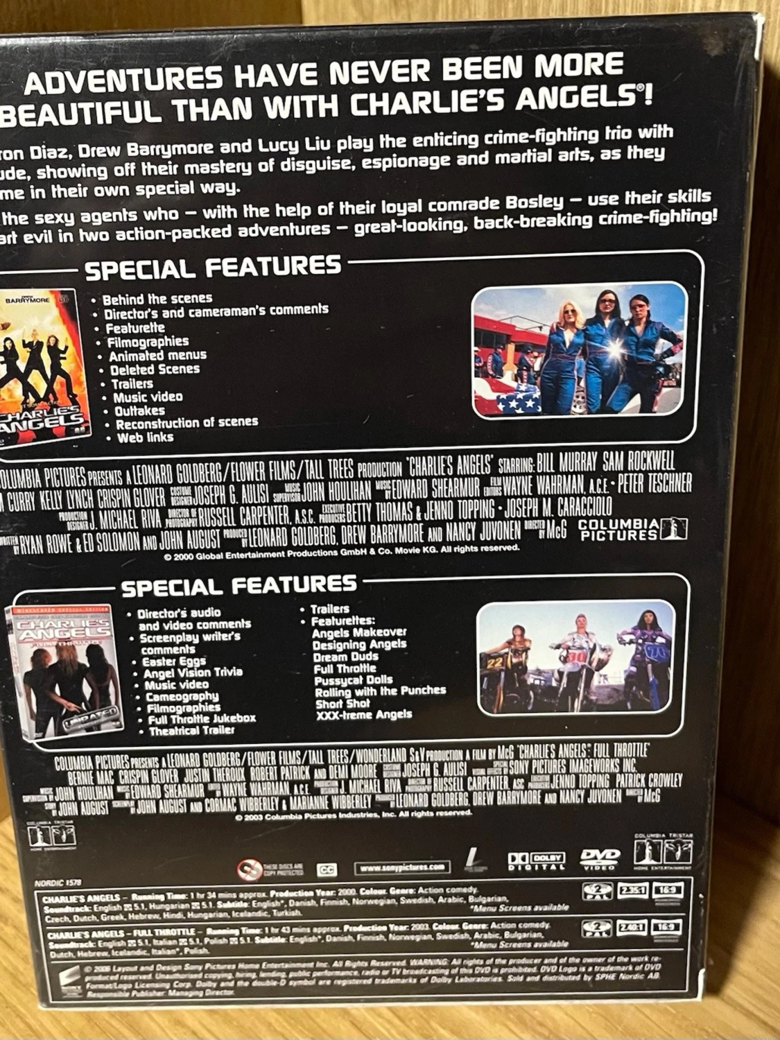 Charlie's Angels & Charlie's Angels: Full Throttle 2-DVD Box - 1