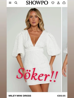 Showpo söker strl 34!! - Söker denna klänning från Showpo i strl 34 alltså uk6