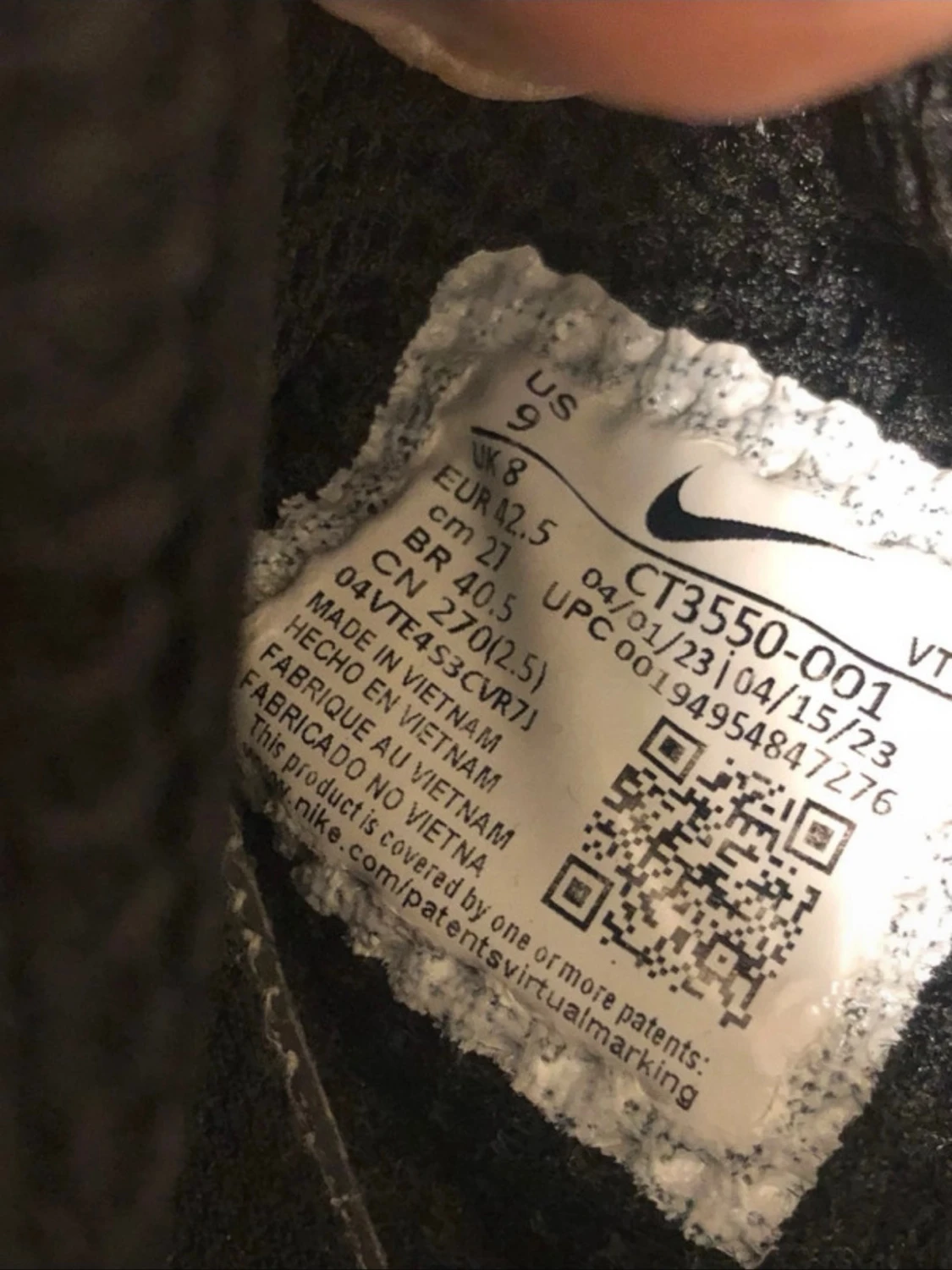 Nike Presto svarta sneakers - svart -  EUR 42,5 - 5