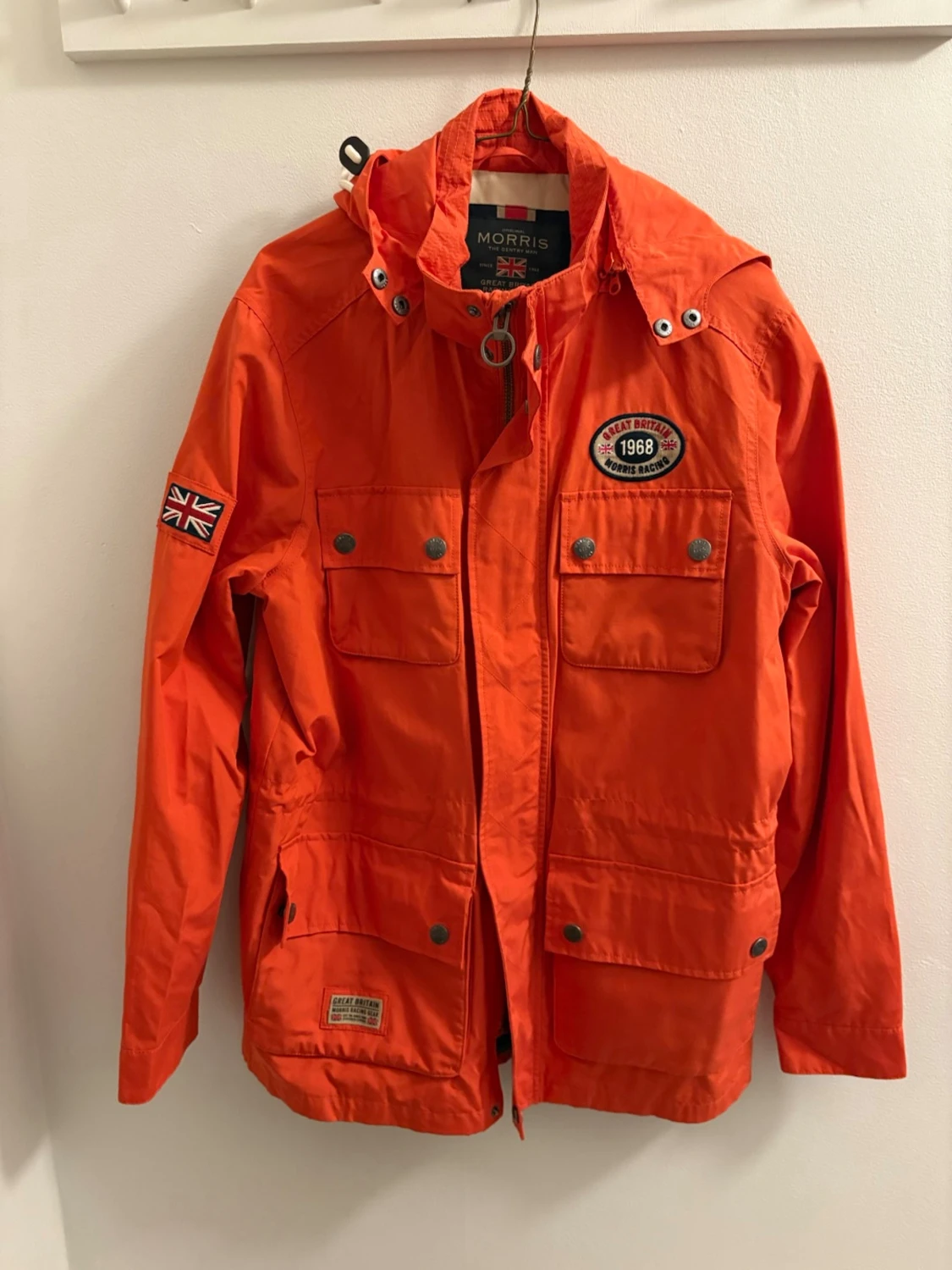 Orange vindjacka från Morris