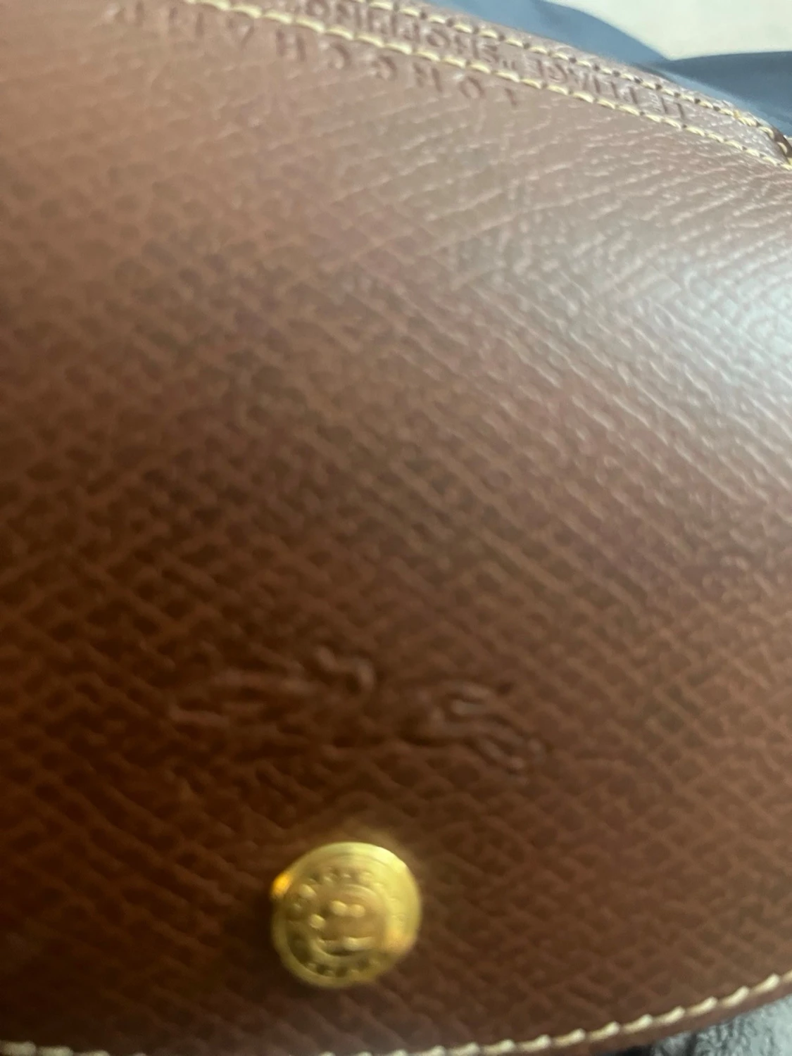 Marinblå axelväska från Longchamp - 4