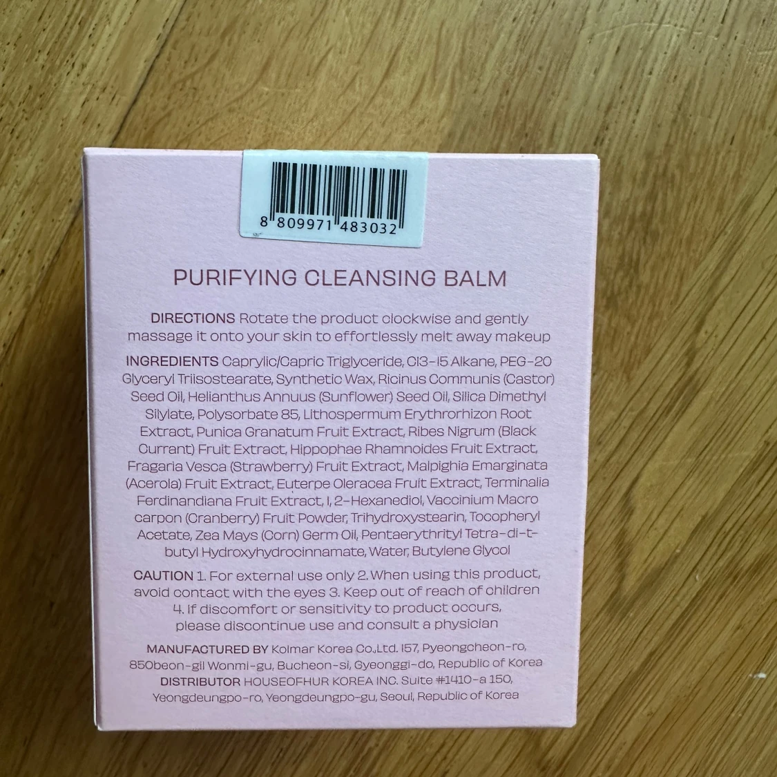 Hur Purifying Cleansing Balm 50ml - 1