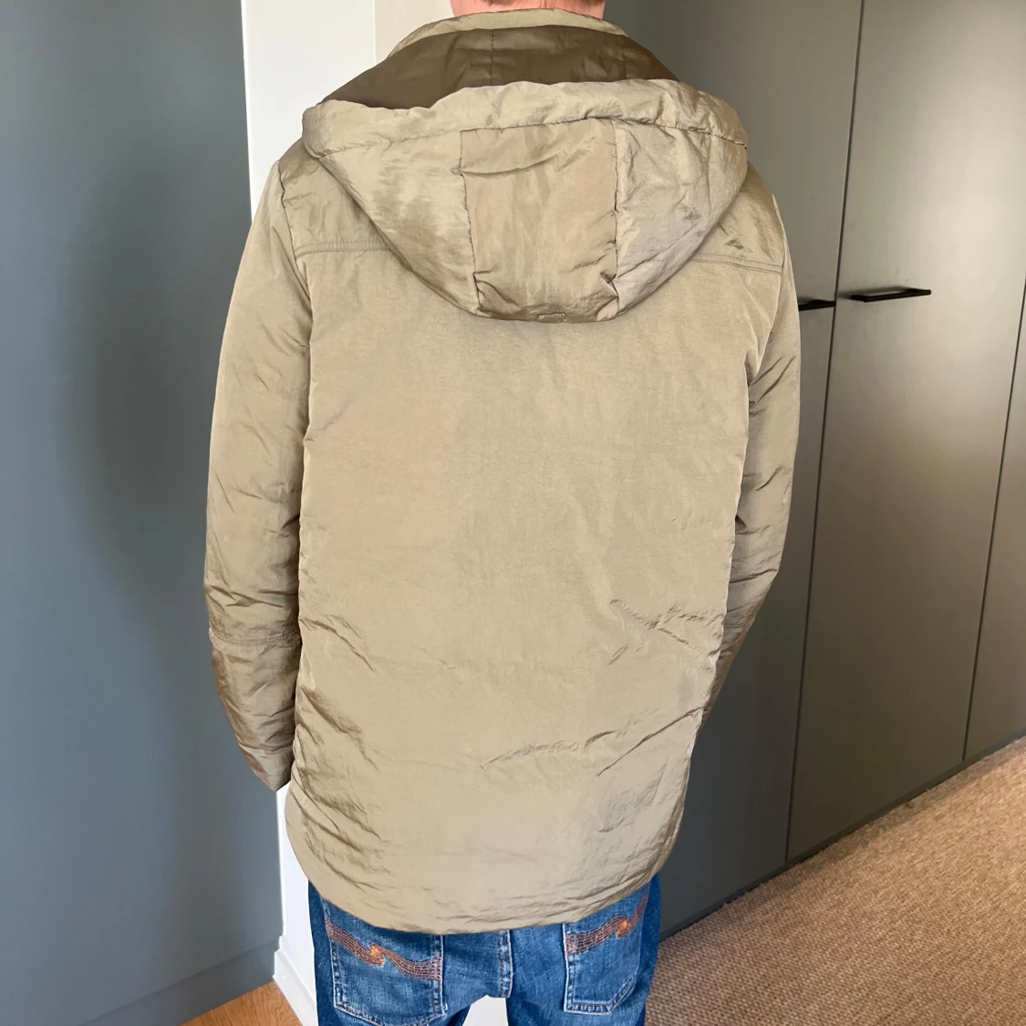 Olivgrön massimodutti jacka - 1
