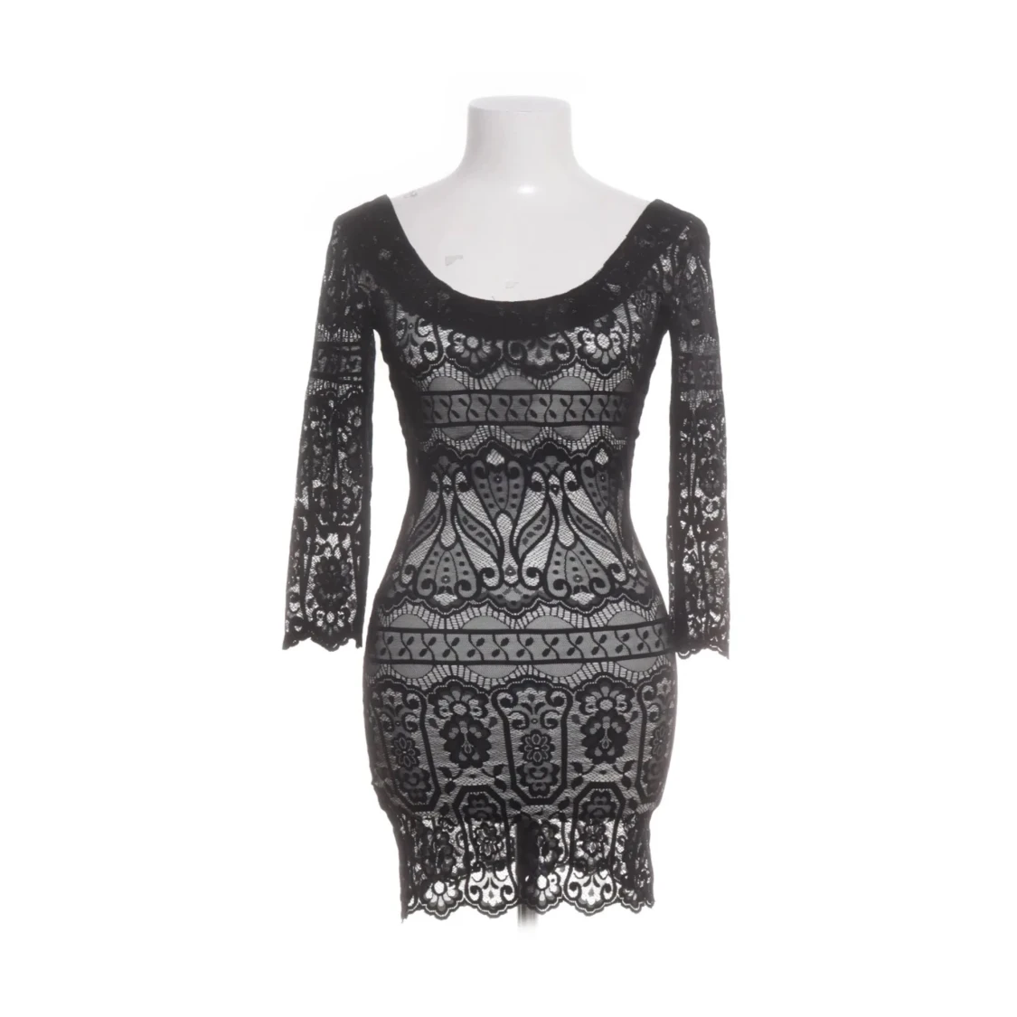 Whyred Svart Spetsklänning M - 2