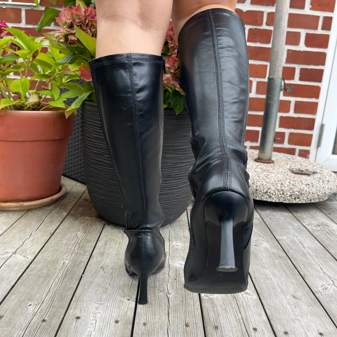 Svarta höga stövlar från Bianco - 4