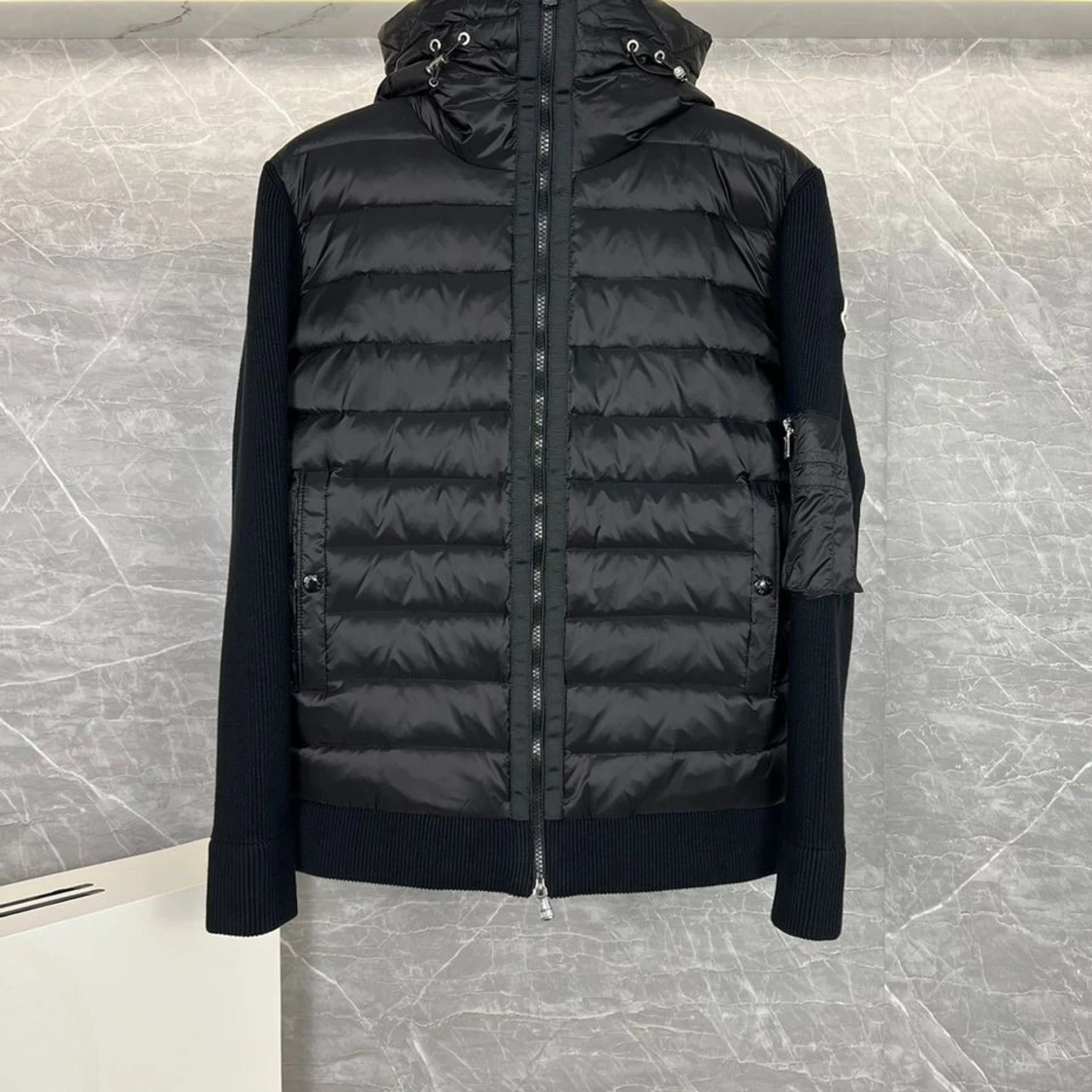 Svart Moncler cardigan alla storlekar finns tillgängliga  - 1