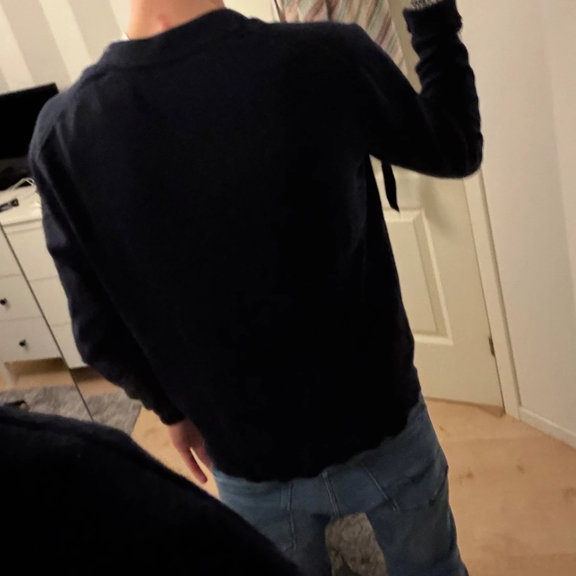 Mörkblå kofta från Kappahl, storlek S - 3