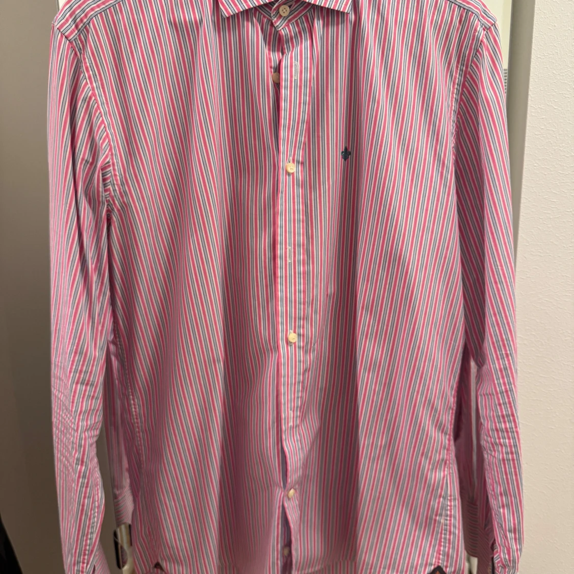 Randig rosa skjorta från Morris - 1